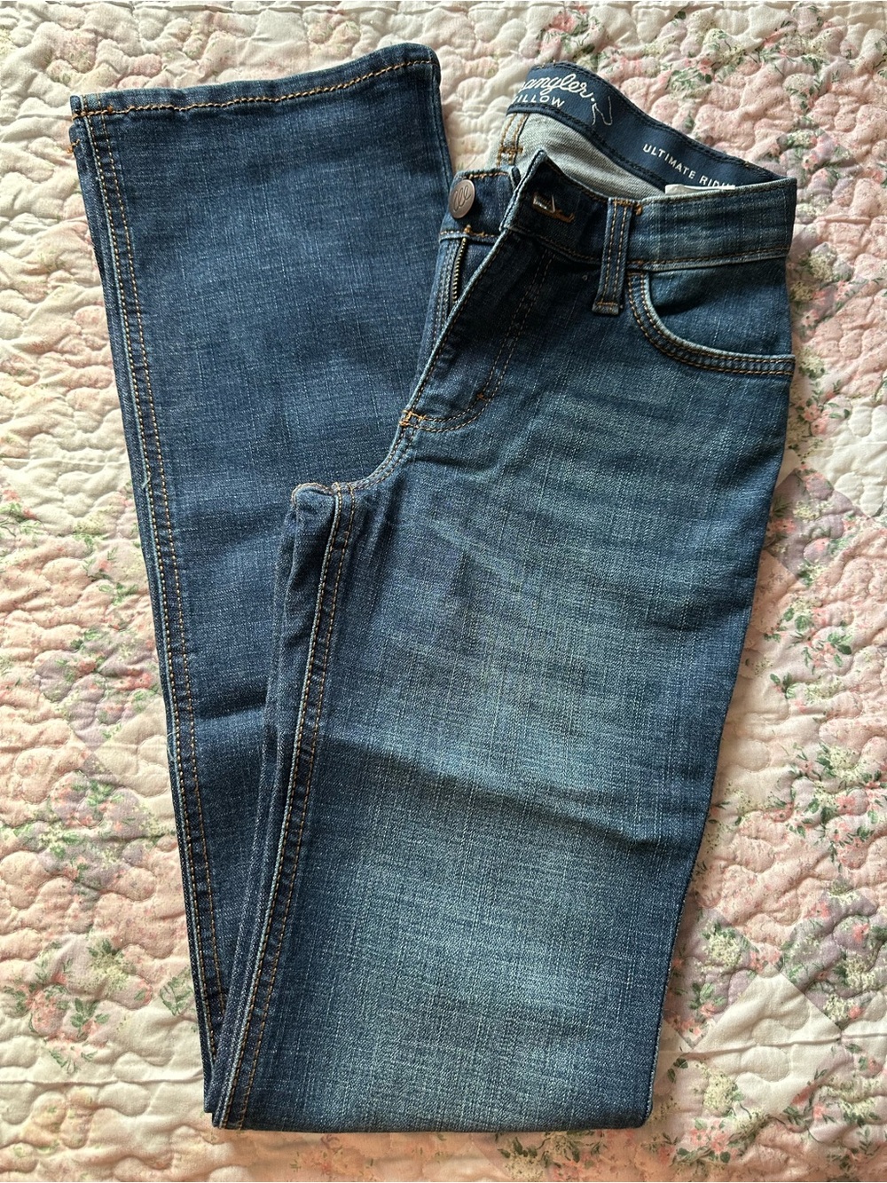 Wrangler Willow Mid Rise Performance Waist Boot Cut Ultimate Riding Jean